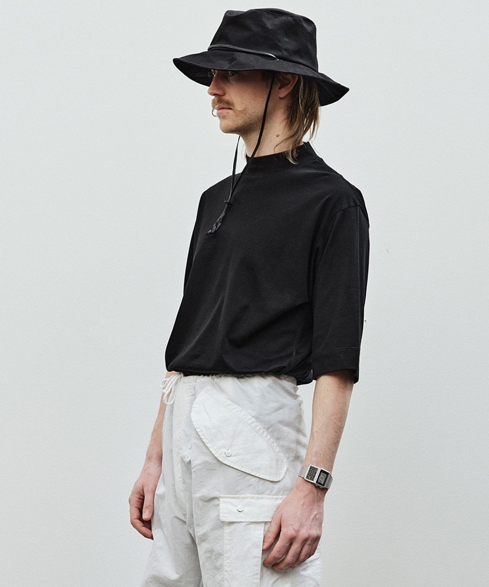 【オンワード】 23区>トップス 【ユニセックス】コットンハイネック Tシャツ(番号2T33) ブラック L メンズ 【送料無料】