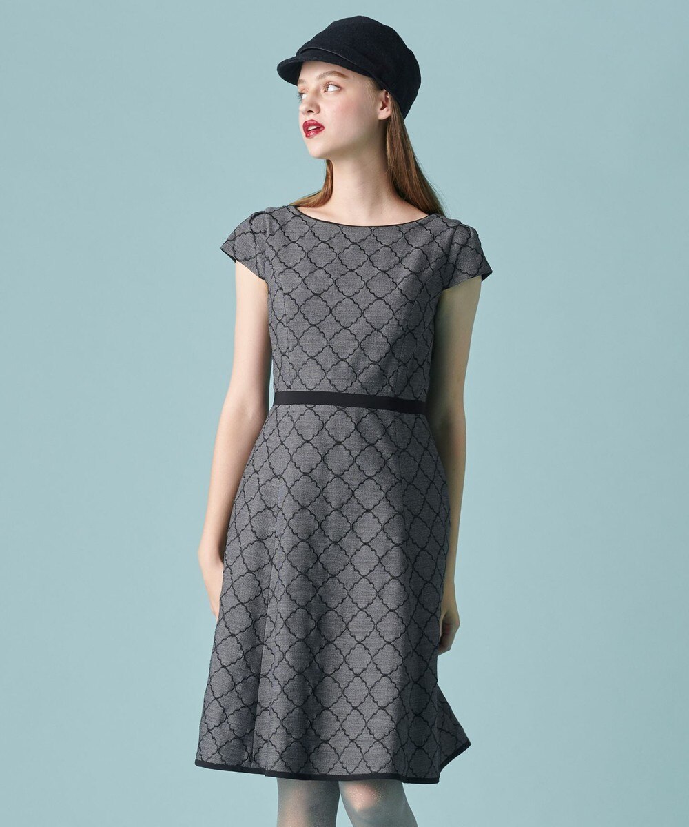 【オンワード】 TOCCA>ワンピース 【洗える!】CLOVER EMB ドレス グレー 2 レディース 【送料無料】