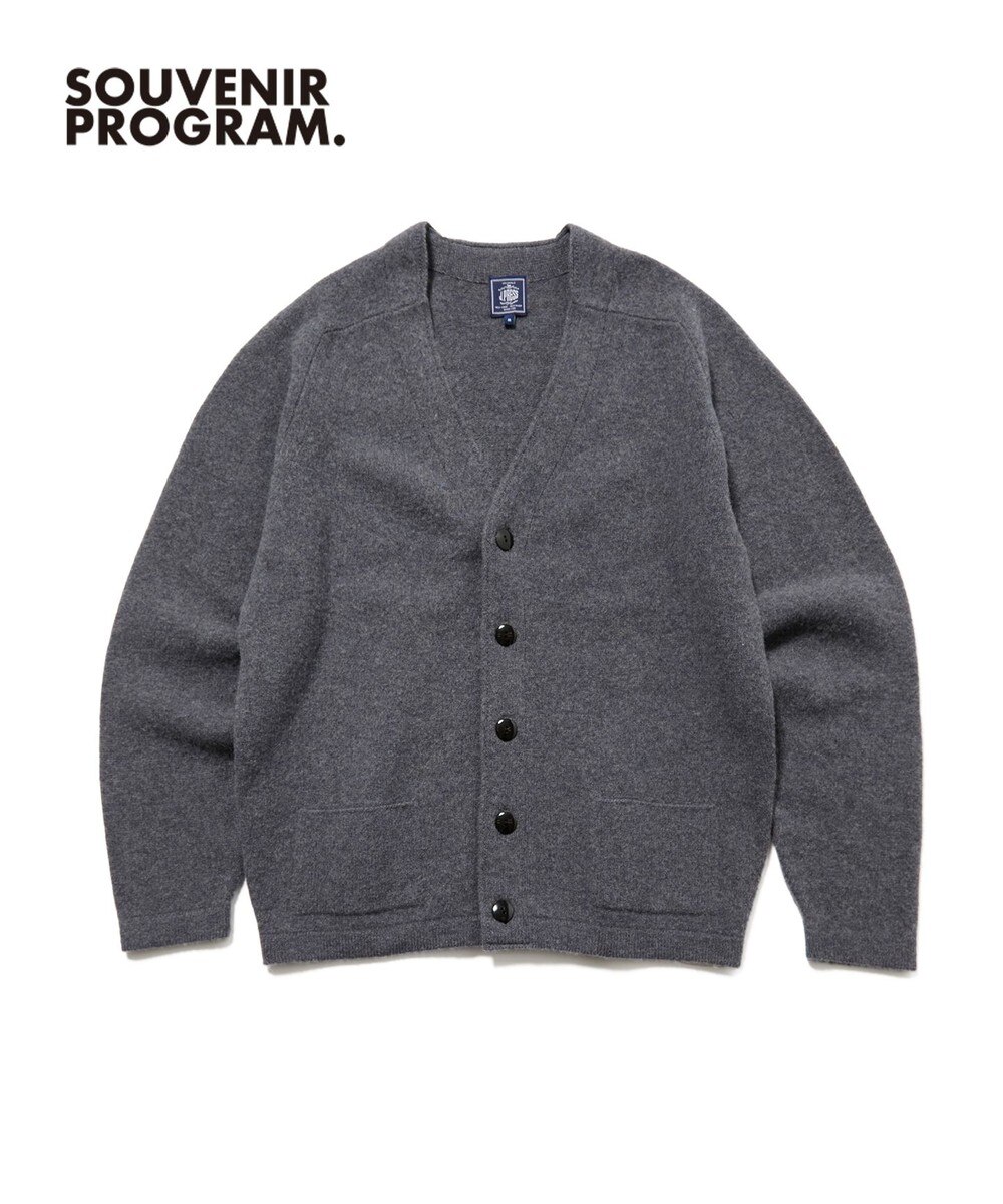 【オンワード】 J.PRESS MEN>トップス 【J.PRESS ORIGINALS】【UNISEX】Shaggy Saddle Cardigan Sweater グレー S メンズ