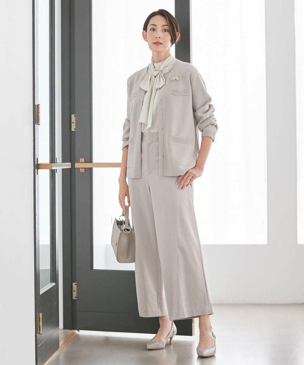 【オンワード】 自由区>パンツ 【Sサイズ有】360°FREE ウォッシャブル パンツ ベージュ 36 レディース 【送料無料】