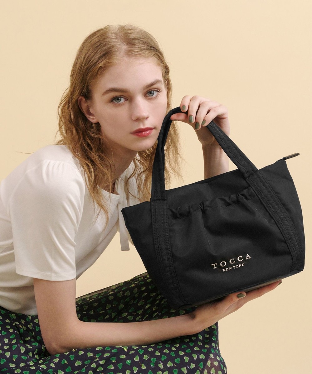 【オンワード】 TOCCA>バッグ 【WEB＆一部店舗限定】【撥水・サスティナブル素材】SOSTA MINIBAG ミニバッグ ブラック F レディース