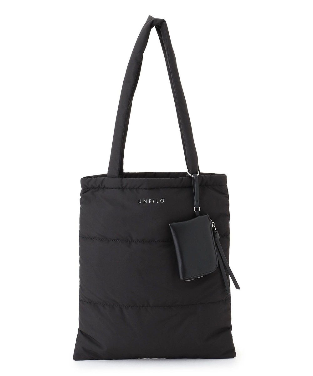 【オンワード】 UNFILO>バッグ パデッド トートバッグ ブラック F レディース 【オンワード】 UNFILO>バッグ パデッド トートバッグ ブラック F レディース