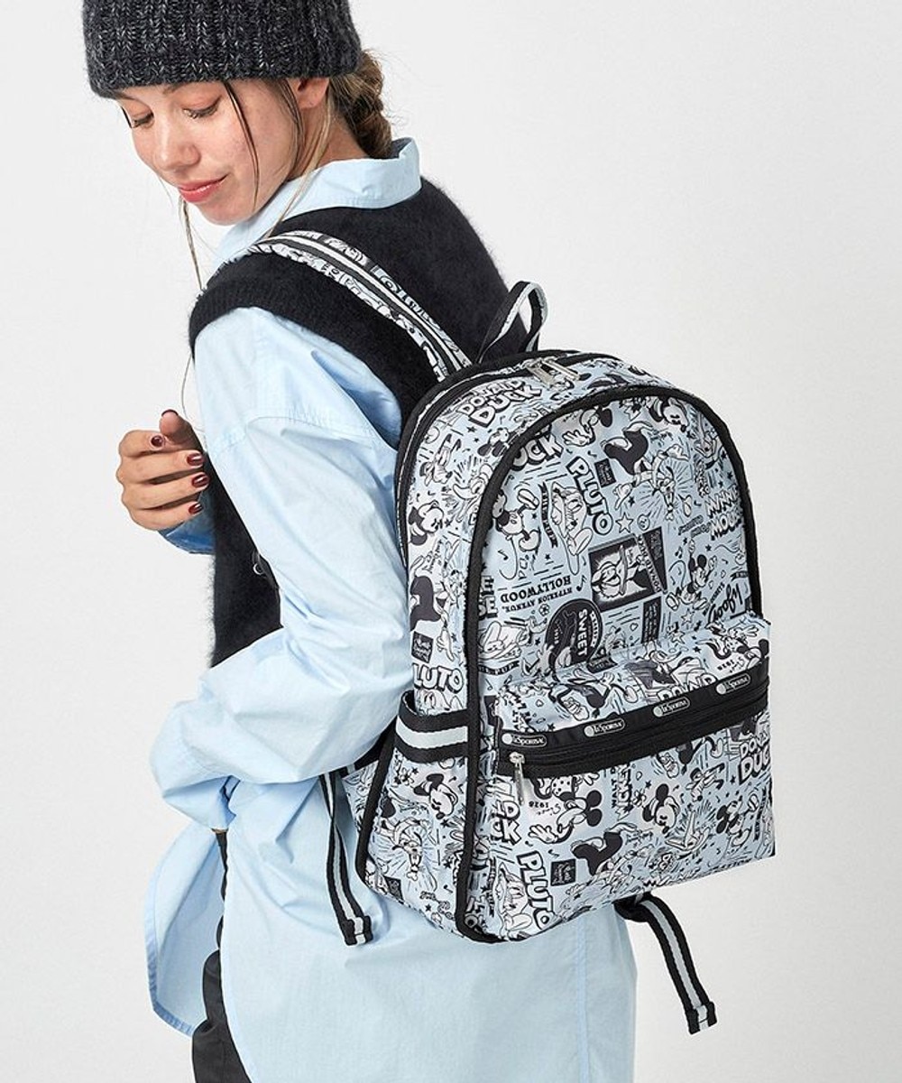 LeSportsac>バッグ ROUTE BACKPACK/ディズニー100フレンズ ディズニー100フレンズ F レディース 【送料無料】