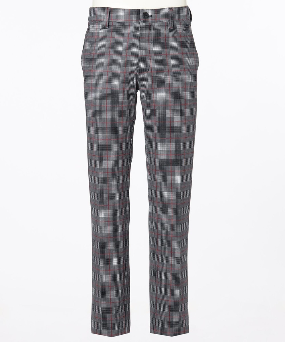 【オンワード】 23区GOLF>パンツ 【MEN】【WEB & 一部店舗限定】グレンチェックプリント フルレングスパンツ ネイビー 82 メンズ 【送料無料】