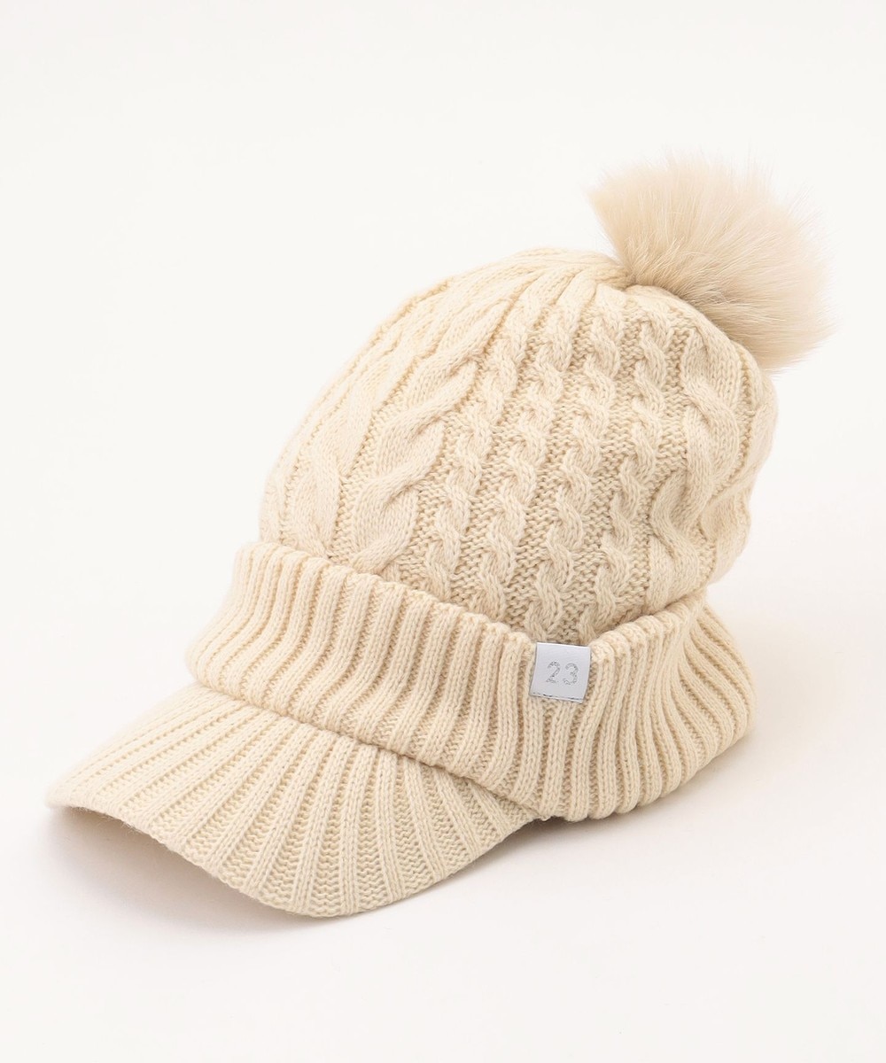 【オンワード】 23区GOLF>帽子 【WOMEN】ニットキャップ アイボリー F レディース 【オンワード】 23区GOLF>帽子 【WOMEN】ニットキャップ アイボリー F レディース