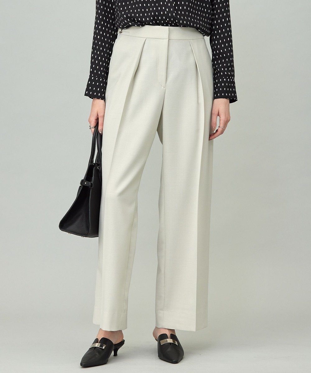 【オンワード】 ICB>パンツ 【UVカット・洗える】ウール2WAYストレッチ ワイドパンツ トープ 6 レディース 【オンワード】 ICB>パンツ 【UVカット・洗える】ウール2WAYストレッチ ワイドパンツ トープ 6 レディース