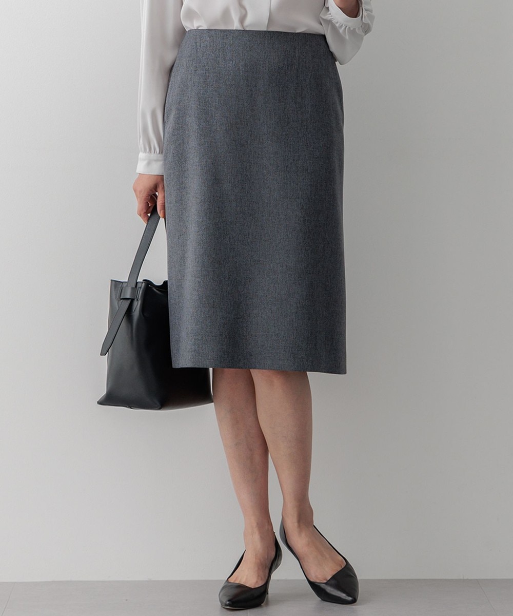 【オンワード】 23区 S(小さいサイズ)>スカート 【洗える/セットアップ対応】ウールライクカルゼ タイト スカート グレー 30 レディース 【オンワード】 23区 S(小さいサイズ)>スカート 【洗える/セットアップ対応】ウールライクカルゼ タイト スカート グレー 30 レディース