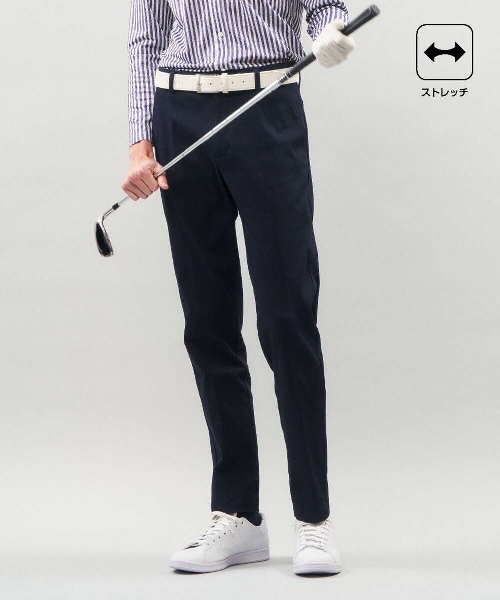 【オンワード】 23区GOLF>パンツ 【MEN】【ストレッチ】ハイパワーストレッチ ベーシックパンツ ネイビー 82 メンズ