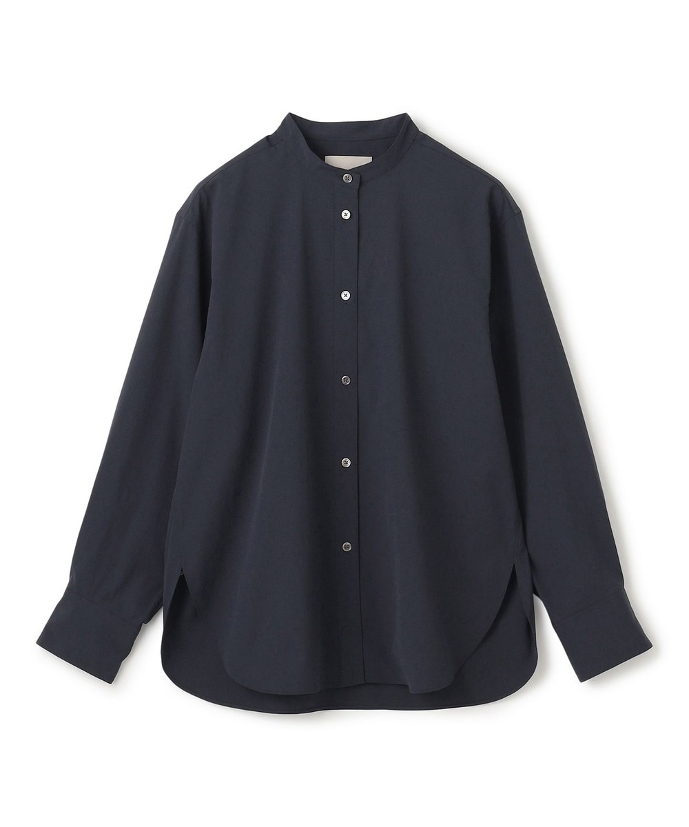 【オンワード】 UNFILO>トップス 【洗える/UVケア】バンドカラー コンフォートシャツ ネイビー M レディース 【オンワード】 UNFILO>トップス 【洗える/UVケア】バンドカラー コンフォートシャツ ネイビー M レディース