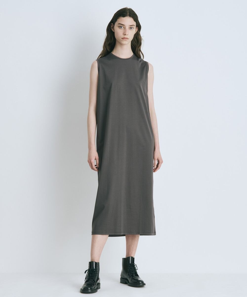 【オンワード】 ATON>ワンピース SUVIN 60/2 タンクトップドレス BLUE 02 レディース 【送料無料】