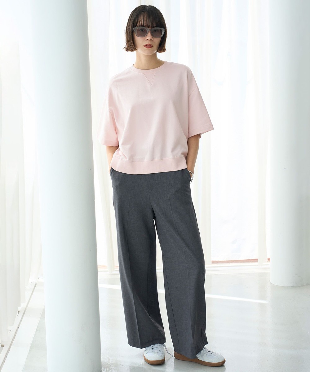 【オンワード】 UNFILO L(大きいサイズ)>パンツ マイビューティ ストレートパンツ チャコール XXL レディース 【オンワード】 UNFILO L(大きいサイズ)>パンツ マイビューティ ストレートパンツ チャコール XXL レディース