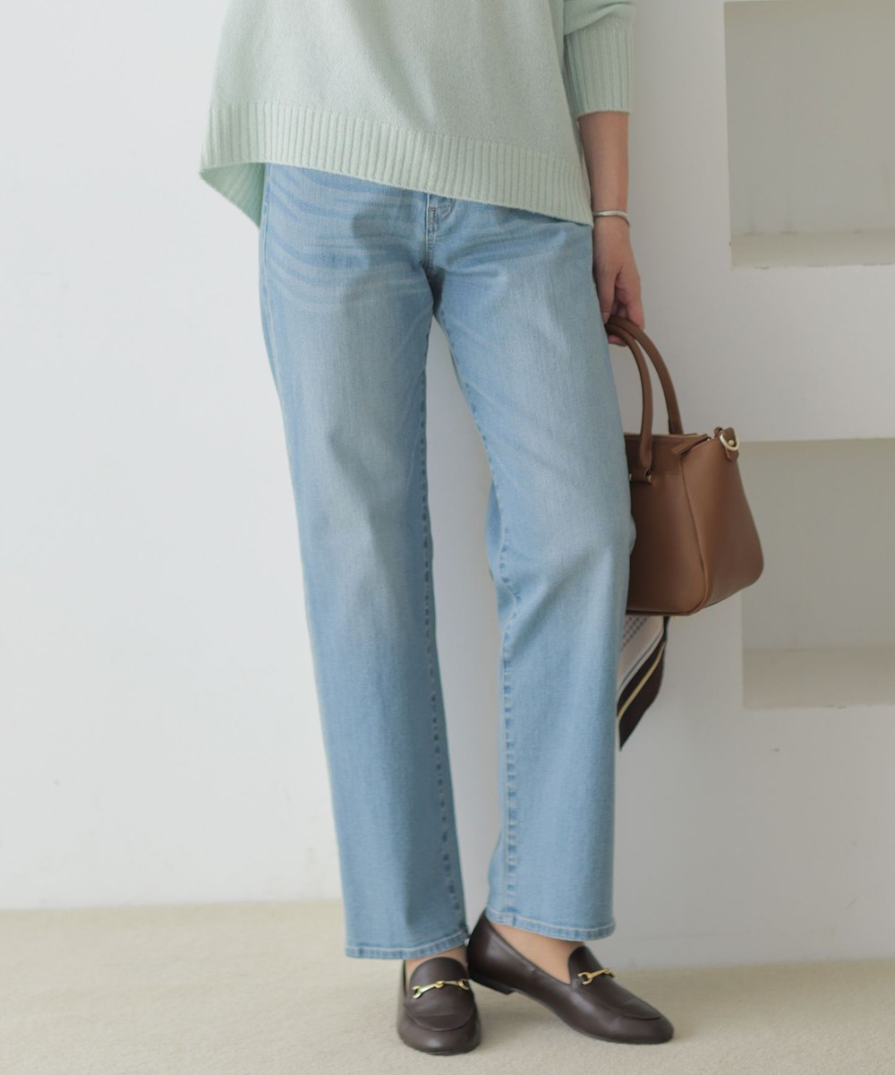 【オンワード】 J.PRESS LADIES>パンツ 【洗える】BASIC STRETCH DENIM ボーイフィット デニム ブリーチ 7 レディース 【オンワード】 J.PRESS LADIES>パンツ 【洗える】BASIC STRETCH DENIM ボーイフィット デニム ブリーチ 7 レディース
