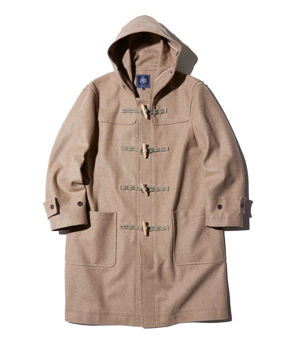 【オンワード】 J.PRESS MEN>ジャケット/アウター 【J.PRESS ORIGINALS】MELTON DUFFLE COAT ベージュ L メンズ