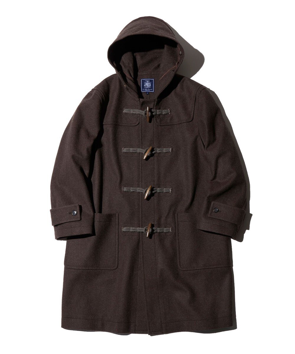 【オンワード】 J.PRESS MEN>ジャケット/アウター 【J.PRESS ORIGINALS】MELTON DUFFLE COAT ダークブラウン M メンズ