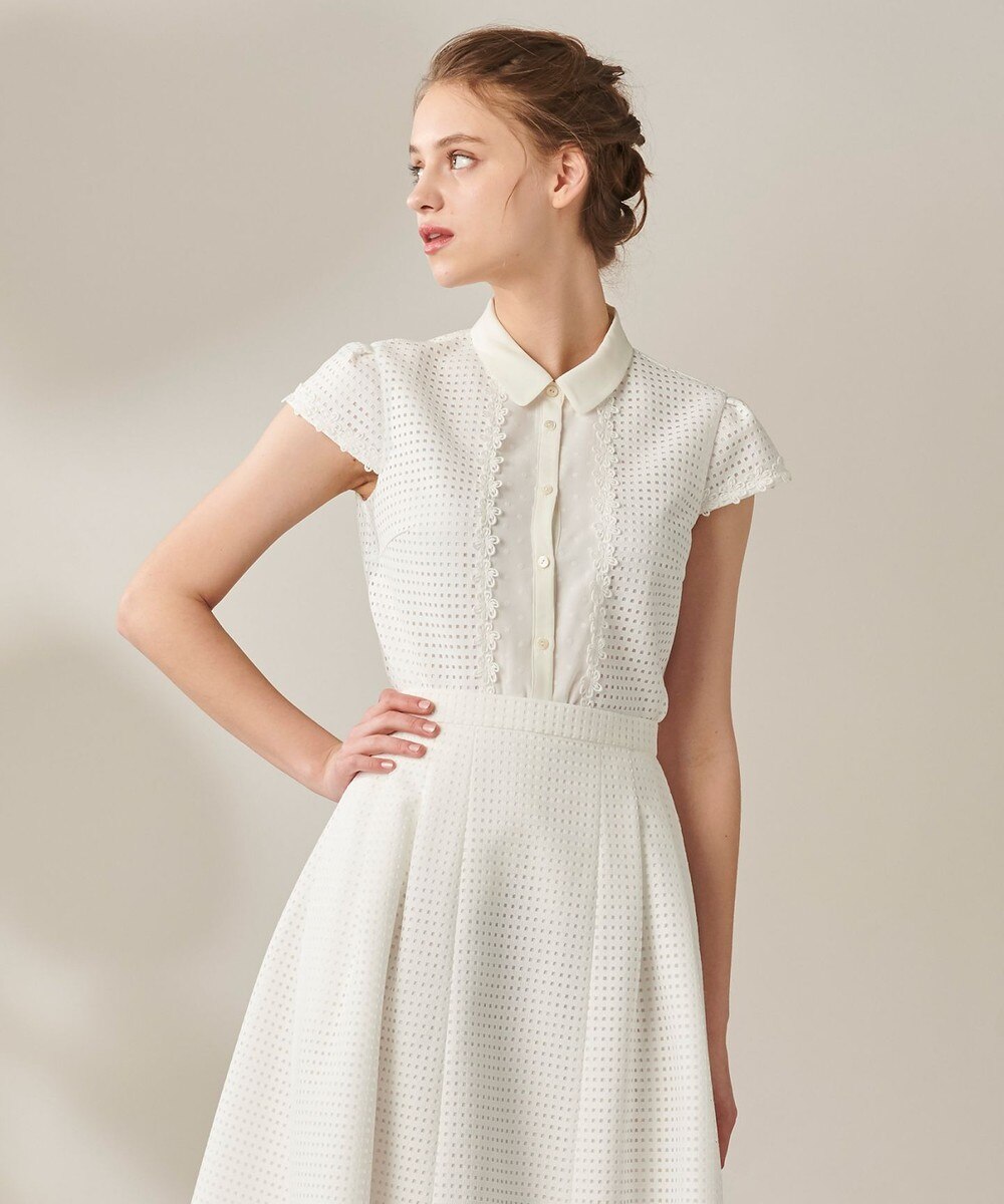 【オンワード】 TOCCA>トップス 【洗える!】CARINA BLOUSE ブラウス アイボリー 4 レディース 【送料無料】