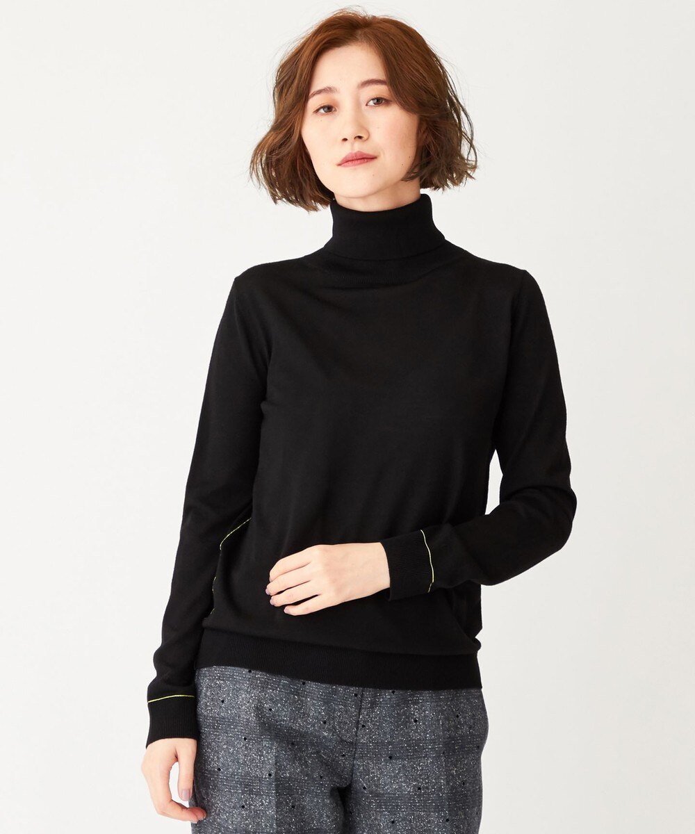 【オンワード】 Paul Smith>トップス 【WEB限定カラーあり・洗える】ウールべーシック タートルニット ピーコックグリーン XL レディース 【送料無料】