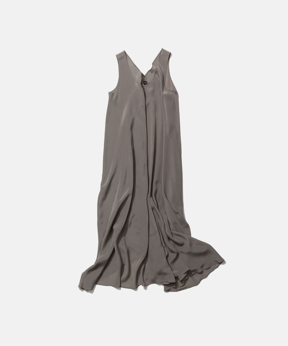 【オンワード】 ATON>ワンピース NATURAL DYE SILK フレアドレス CHARCOAL GRAY 02 レディース 【送料無料】