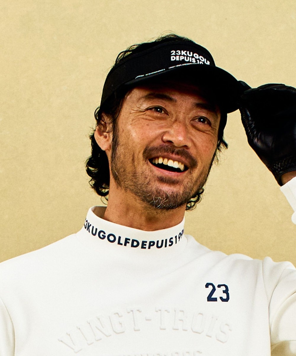 【オンワード】 23区GOLF>帽子 【UNISEX】JUST-FITバイザー ブラック F メンズ 【オンワード】 23区GOLF>帽子 【UNISEX】JUST-FITバイザー ブラック F メンズ