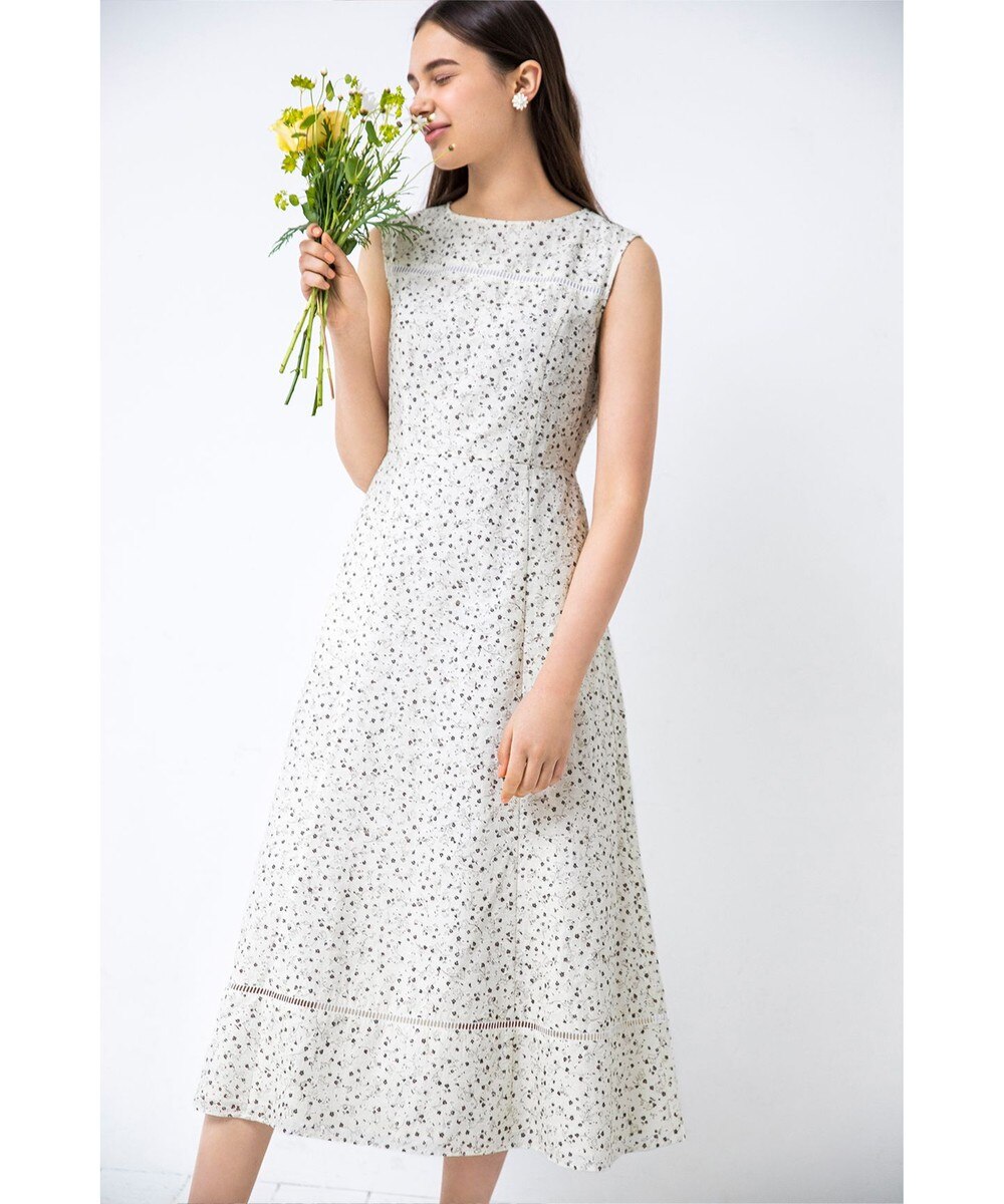 【オンワード】 TOCCA>ワンピース 【TOCA LAVENDER】Printed Embroidery Long Dress ロングドレス クリームイエロー 0 レディース 【送料無料】