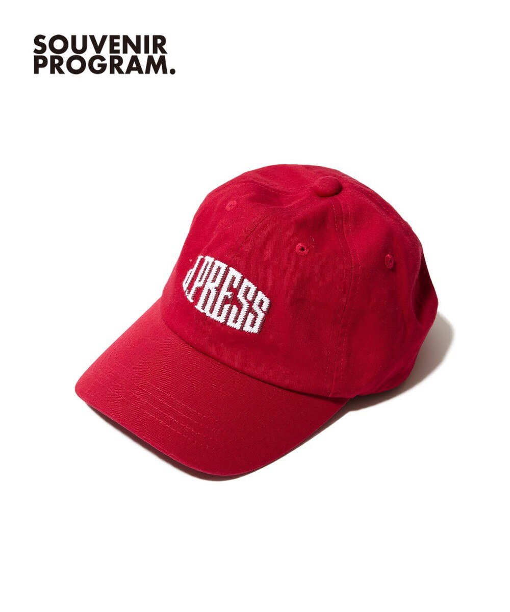 【オンワード】 J.PRESS MEN>帽子 【J.PRESS ORIGINALS】Cotton Twill J.PRESS Logo Cap ワイン F メンズ