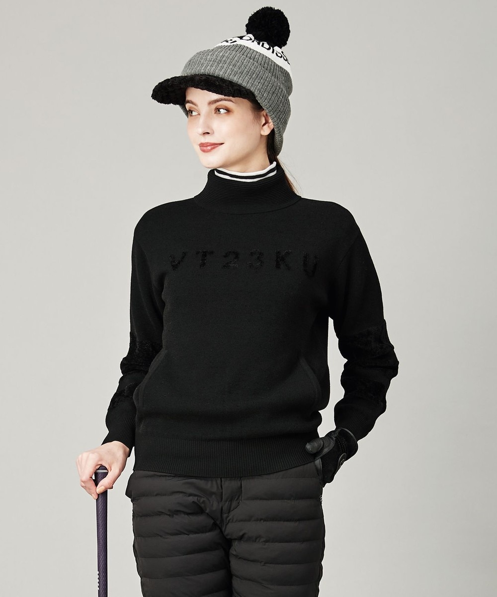 【オンワード】 23区GOLF>トップス 【WOMEN】【手洗い可】オフタートル シャギー ニット アイボリー 2 レディース 【送料無料】