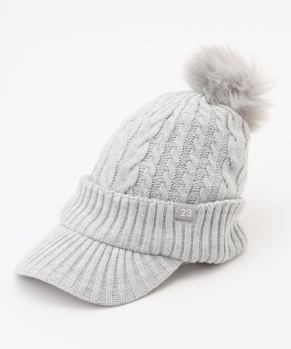 【オンワード】 23区GOLF>帽子 【WOMEN】ニットキャップ ライトグレー F レディース 【オンワード】 23区GOLF>帽子 【WOMEN】ニットキャップ ライトグレー F レディース