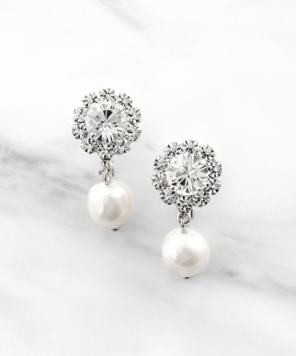 【オンワード】 TOCCA>アクセサリー BIJOUX PEARL EARRINGS イヤリング シルバー F レディース