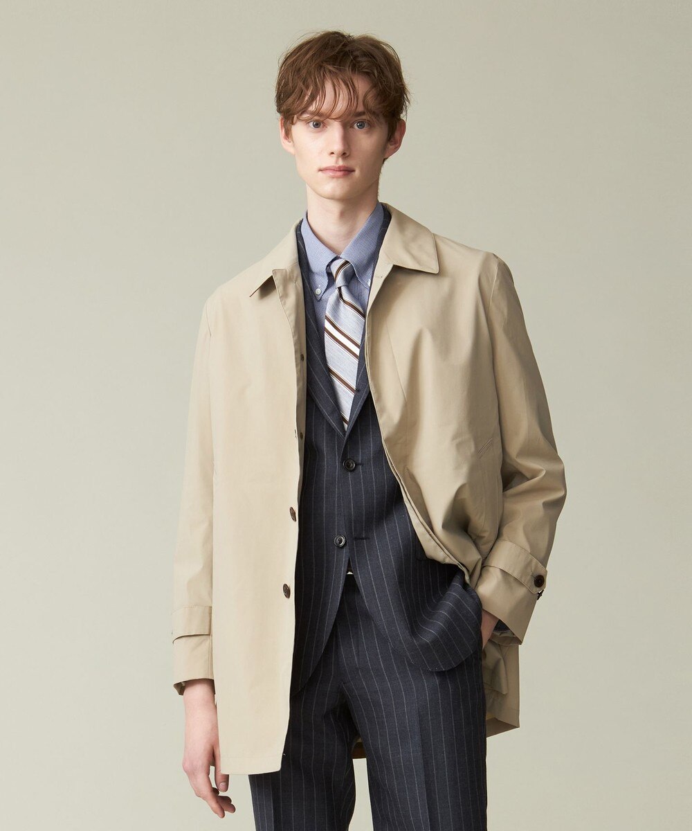 【オンワード】 J.PRESS MEN>ジャケット/アウター 【ビジネス対応可】【撥水加工 / ウォッシャブル可】テクニカルライトポプリン ドレスカーコート アイボリー L メンズ 【オンワード】 J.PRESS MEN>ジャケット/アウター 【ビジネス対応可】【撥水加工 / ウォッシャブル可】テクニカルライトポプリン ドレスカーコート アイボリー L メンズ