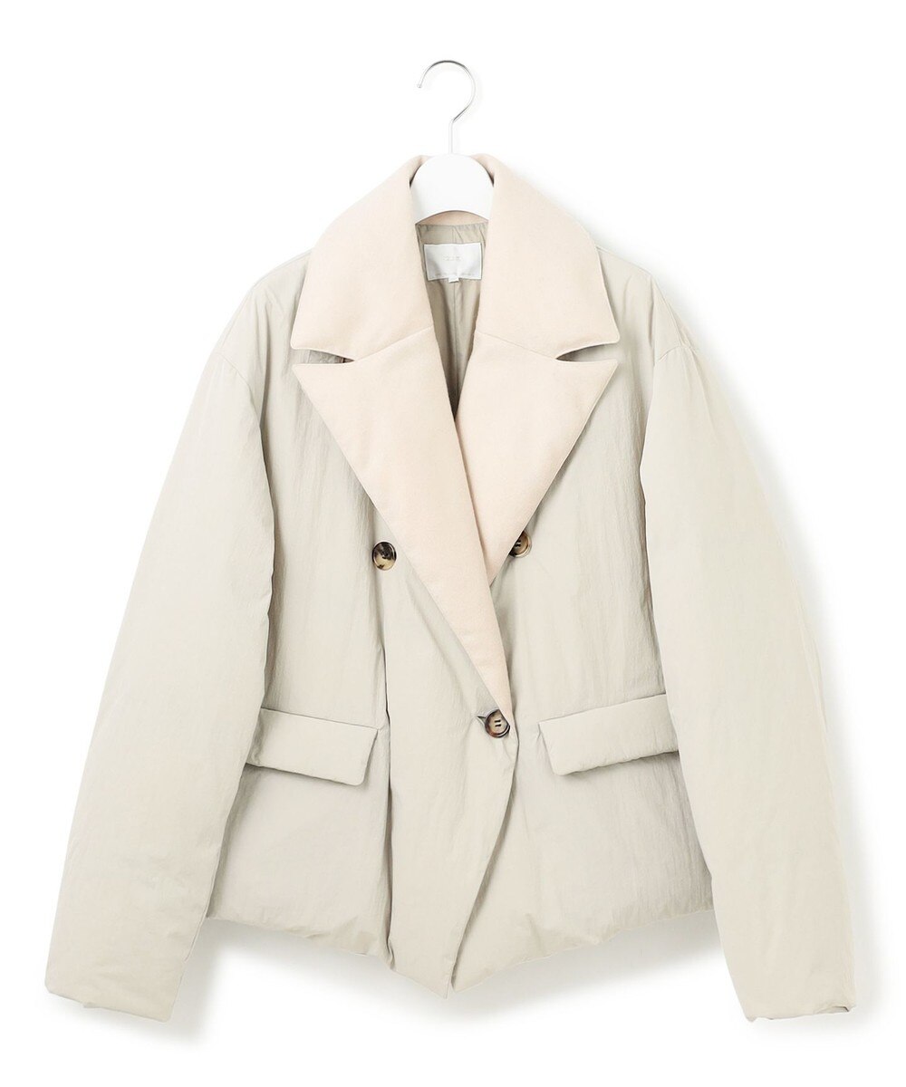 【オンワード】 23区>ジャケット/アウター 【GOLD LABEL】ナイロンタフタ ダウンコート ベージュ 38 レディース