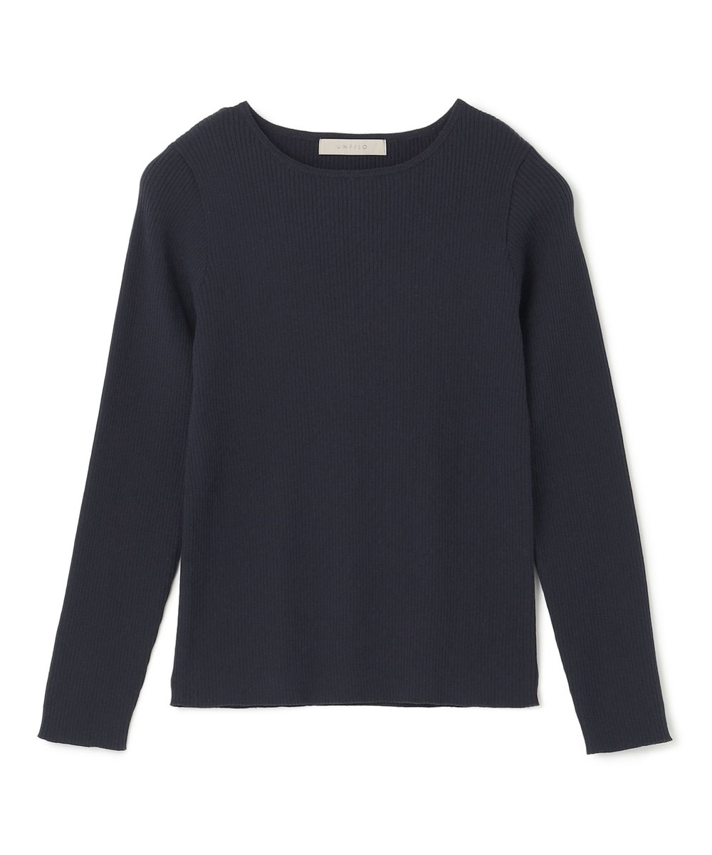 【洗える】コンパクトリブニット