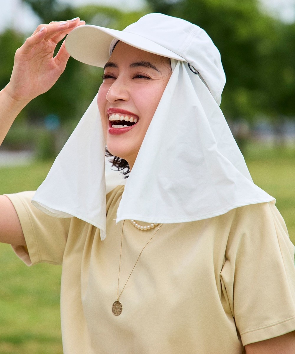 【オンワード】 UNFILO>帽子 【撥水/UVケア】FINE MOVE キャップ オフ F レディース 【オンワード】 UNFILO>帽子 【撥水/UVケア】FINE MOVE キャップ オフ F レディース