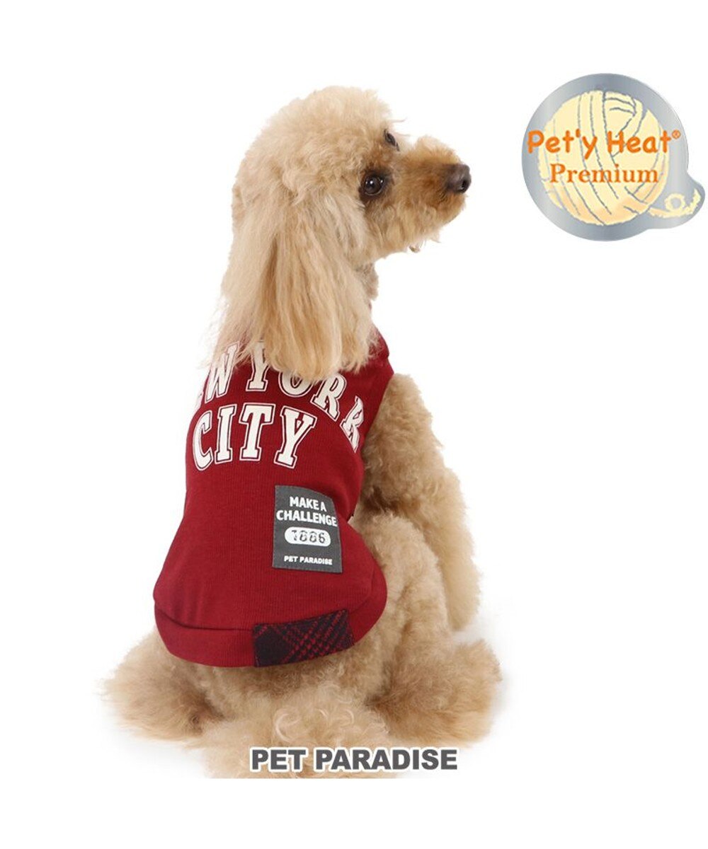 PET PARADISE>ペットグッズ ペットパラダイス プレミアム ペティヒート タンクトップ 小型犬 赤 ３Ｓ