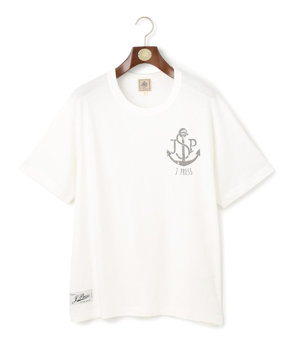 【オンワード】 J.PRESS MEN>トップス 【NYUZELESS】アンカーグラフィック Tシャツ ホワイト S メンズ 【オンワード】 J.PRESS MEN>トップス 【NYUZELESS】アンカーグラフィック Tシャツ ホワイト S メンズ
