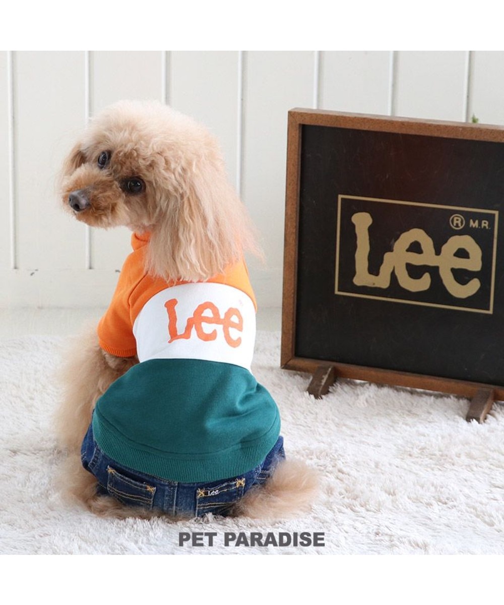 ＜オンワード＞PET PARADISE>ペットグッズ 犬 服 Ｌｅｅ トレーナー 【小型犬】 トリコロール 橙 オレンジ ３Ｓ