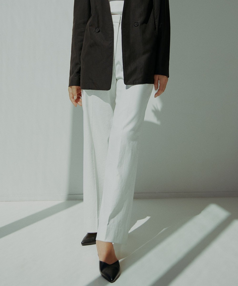 【オンワード】 ICB L(大きいサイズ)>パンツ 【UVカット・吸水速乾・接触冷感・洗える】シェルタリングドライオックス ワイドパンツ オフホワイト 48 レディース 【オンワード】 ICB L(大きいサイズ)>パンツ 【UVカット・吸水速乾・接触冷感・洗える】シェルタリングドライオックス ワイドパンツ オフホワイト 48 レディース