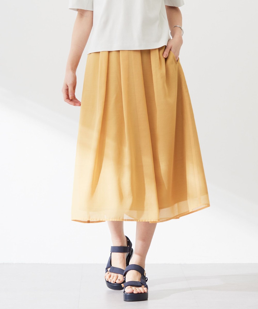 【オンワード】 J.PRESS LADIES L(大きいサイズ)>スカート 【洗える】ブライトスパンボイル スカート マリーゴールド T15 レディース 【オンワード】 J.PRESS LADIES L(大きいサイズ)>スカート 【洗える】ブライトスパンボイル スカート マリーゴールド T15 レディース