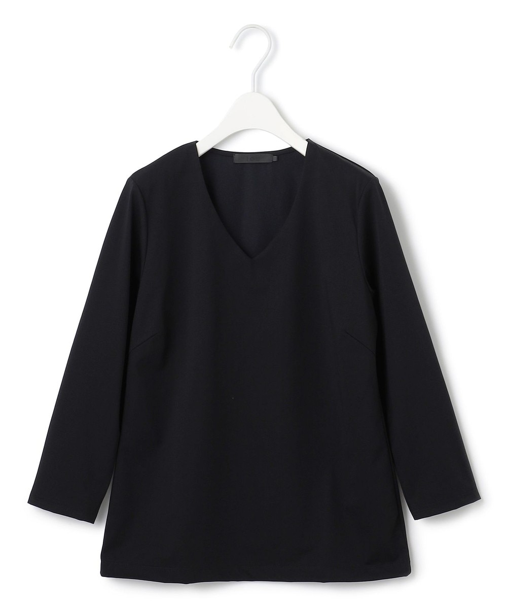 【オンワード】 ICB>トップス 【洗える】スーペリアジャージー Vネックプルオーバー ブラック XS レディース 【オンワード】 ICB>トップス 【洗える】スーペリアジャージー Vネックプルオーバー ブラック XS レディース