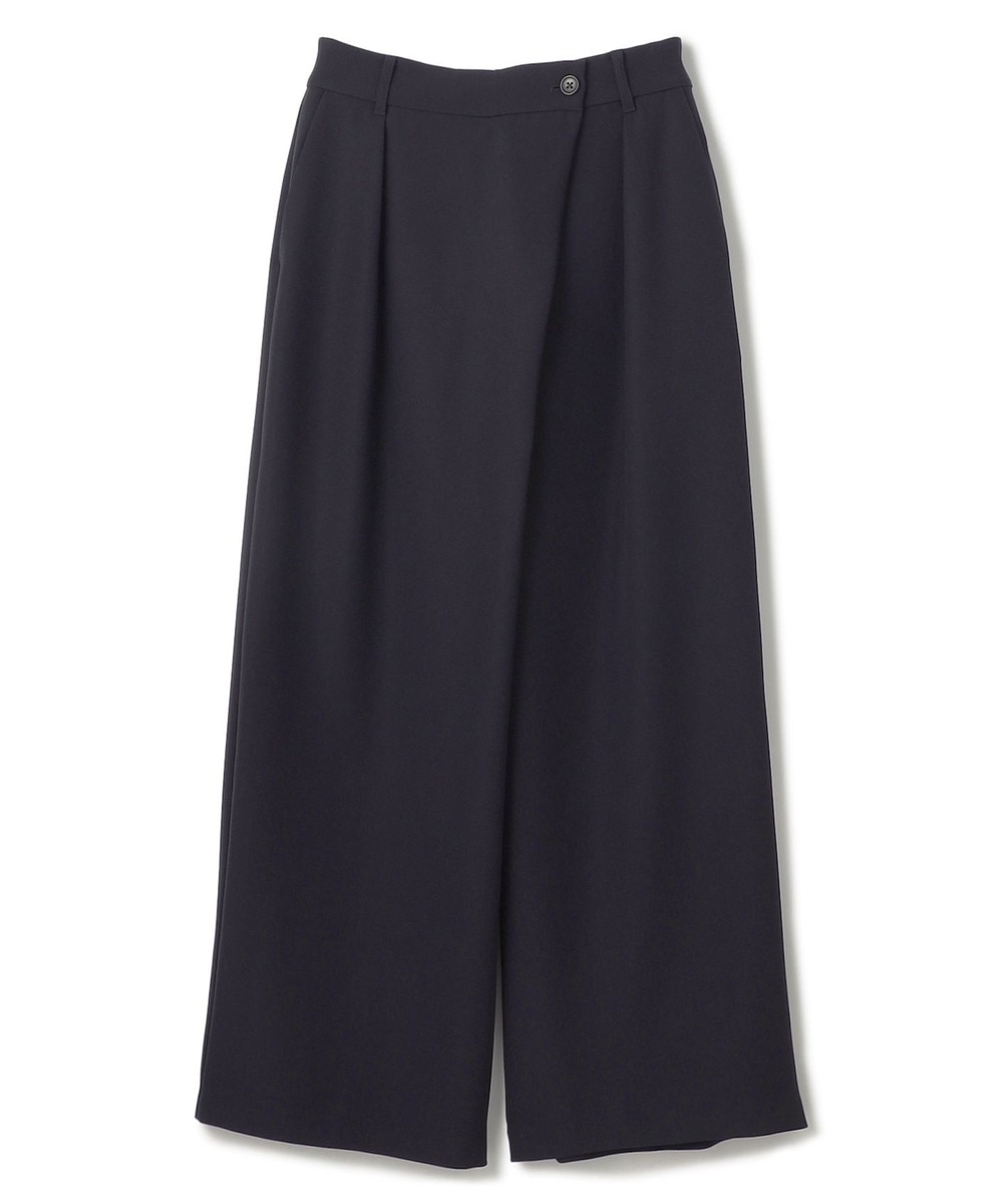【オンワード】 UNFILO>パンツ 【洗える/UVケア】アシンメトリー ラップパンツ ネイビー S レディース 【オンワード】 UNFILO>パンツ 【洗える/UVケア】アシンメトリー ラップパンツ ネイビー S レディース