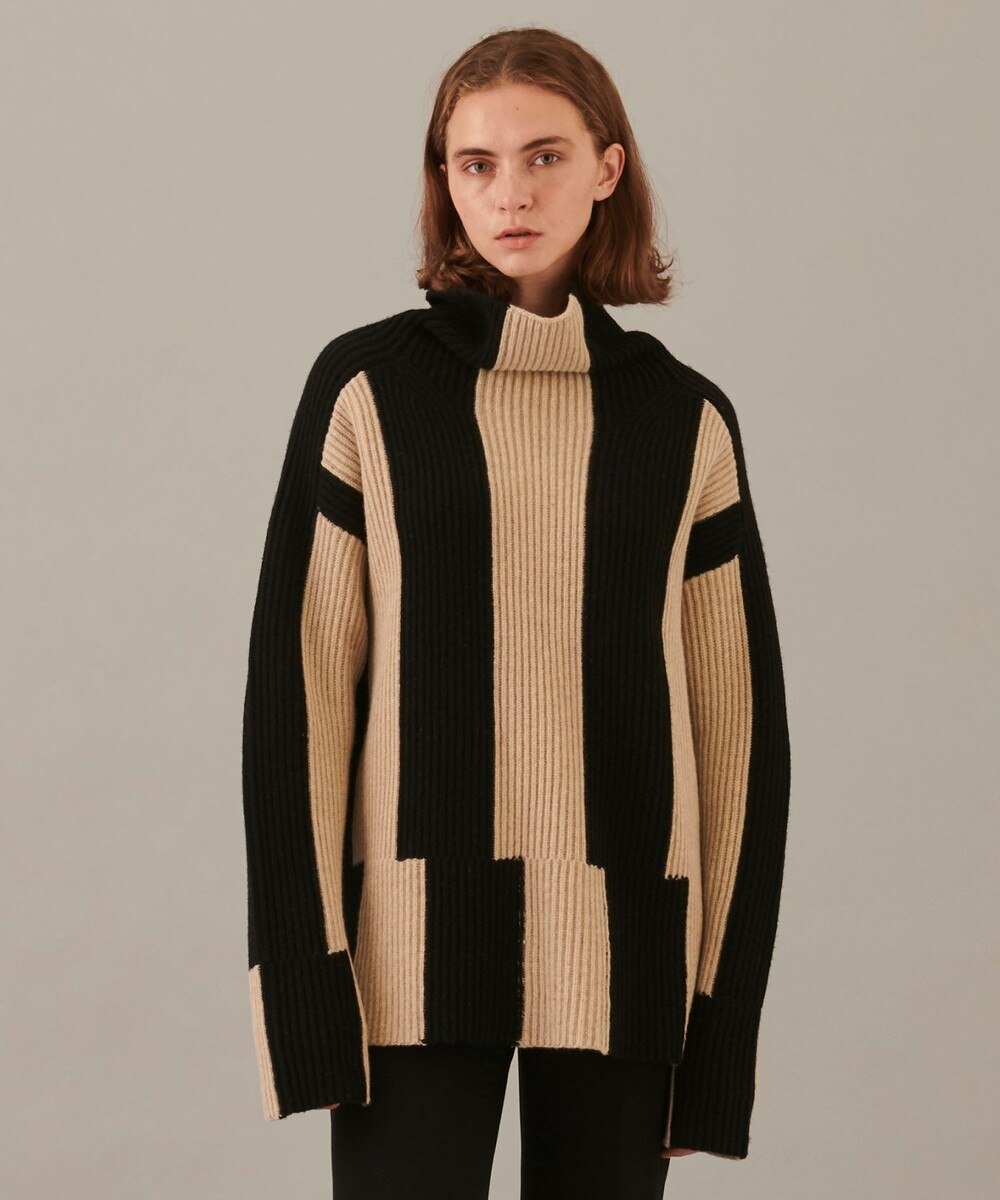 【オンワード】 JOSEPH>トップス 【柚香 光さん着用・洗える】カーディガンスティッチ ニット ブラック S レディース 【送料無料】