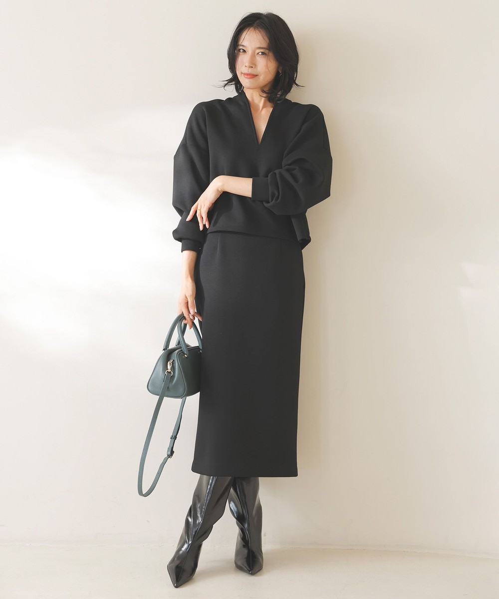 【大好評により追加生産決定!】BEAUTY FORM JERSEY Iラインスカート