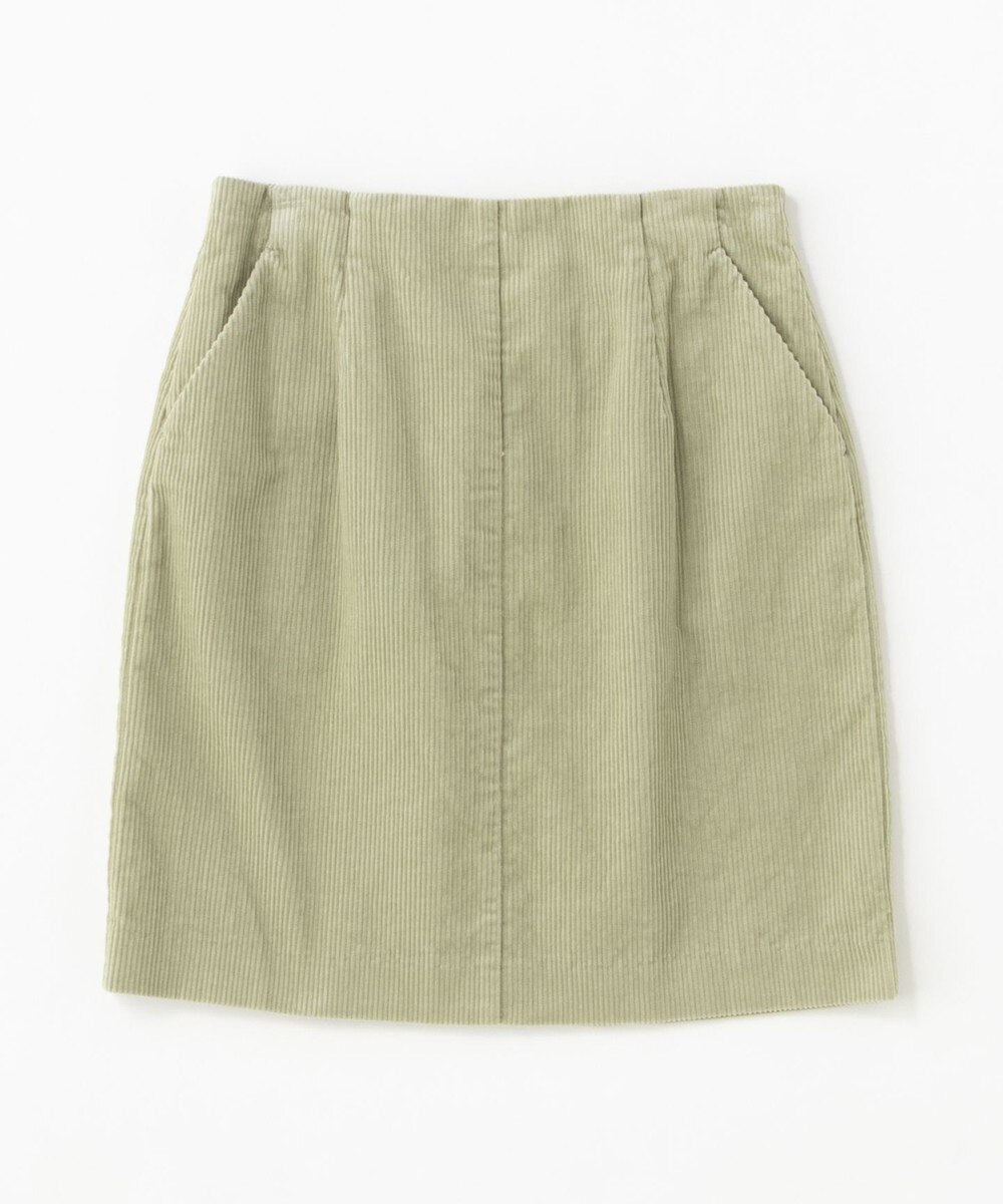 【オンワード】 uncrave>スカート コーデュロイ ミニスカート セージ 0 レディース 【送料無料】