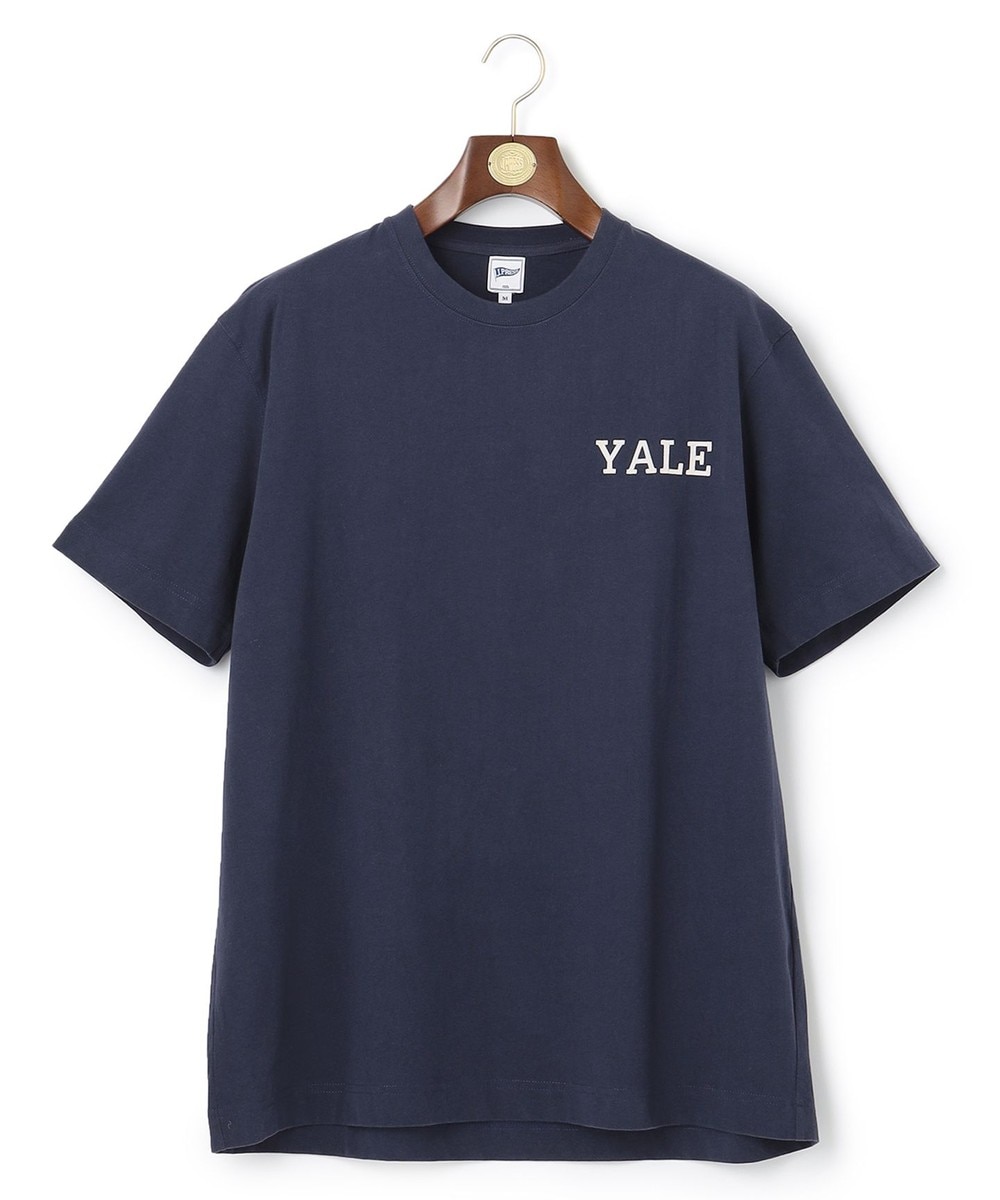 ＜オンワード＞J.PRESS MEN>トップス 【Pennant Label】T-shirt / Yale ネイビー S メンズ 【送料無料】