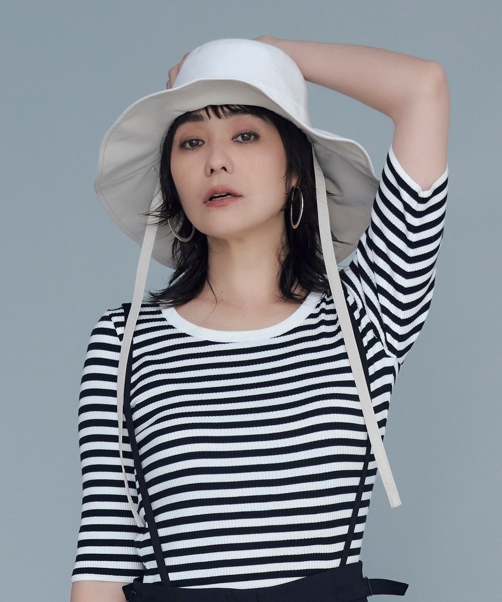 【オンワード】 ICB>帽子 リバーシブルハット ホワイト×ベージュ F レディース 【オンワード】 ICB>帽子 リバーシブルハット ホワイト×ベージュ F レディース