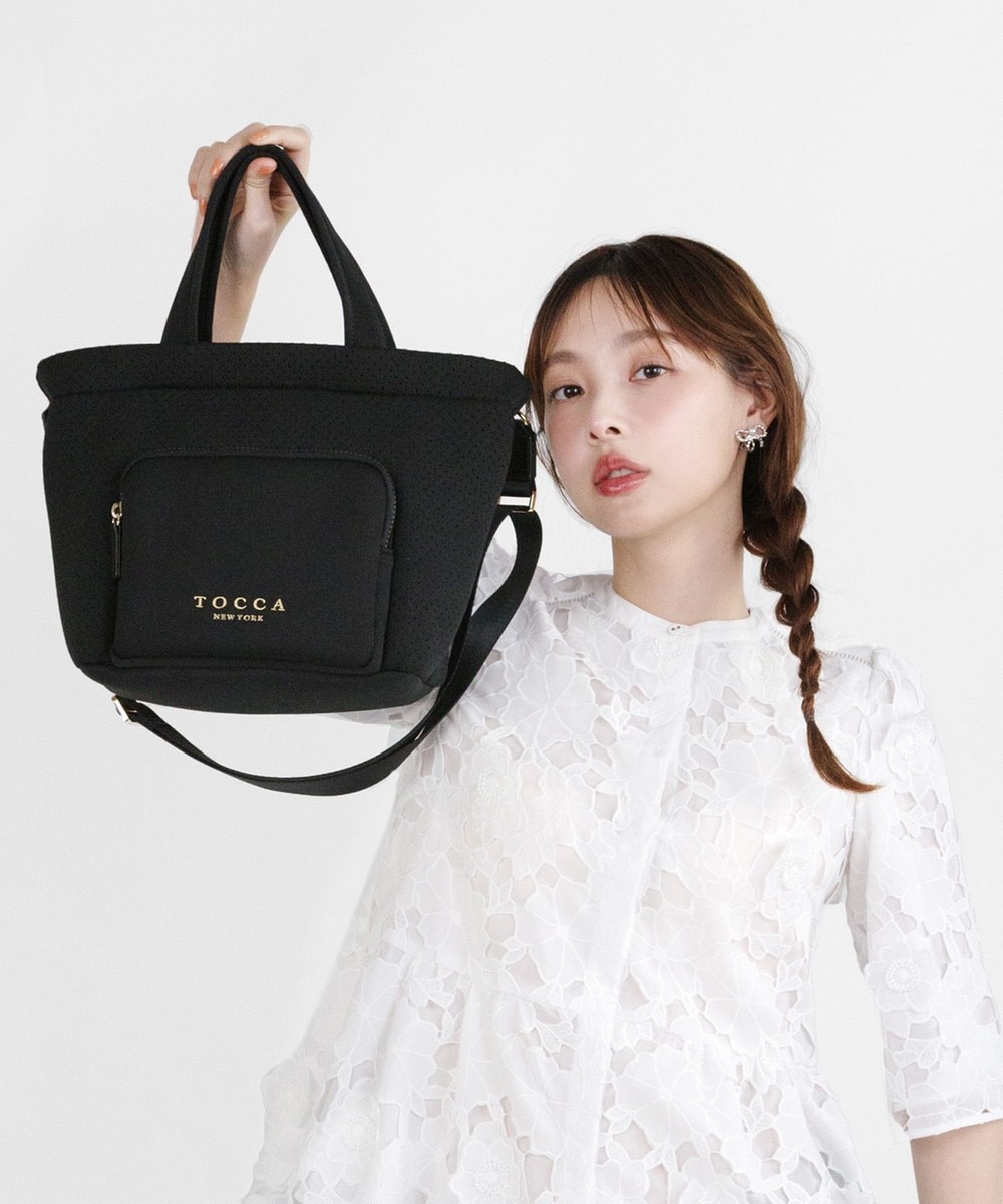 【オンワード】 TOCCA>バッグ 【WEB&一部店舗限定】GOCCIA TOTE トートバッグ ブラック F レディース 【オンワード】 TOCCA>バッグ 【WEB&一部店舗限定】GOCCIA TOTE トートバッグ ブラック F レディース