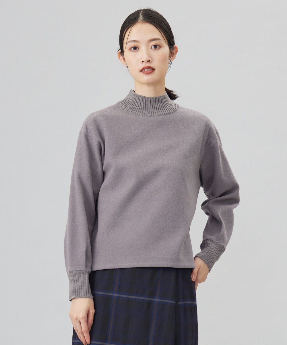 【オンワード】 J.PRESS LADIES L（大きいサイズ）>トップス 【WEB限定カラーあり】ニードルパンチ カットソー モカ T15 レディース