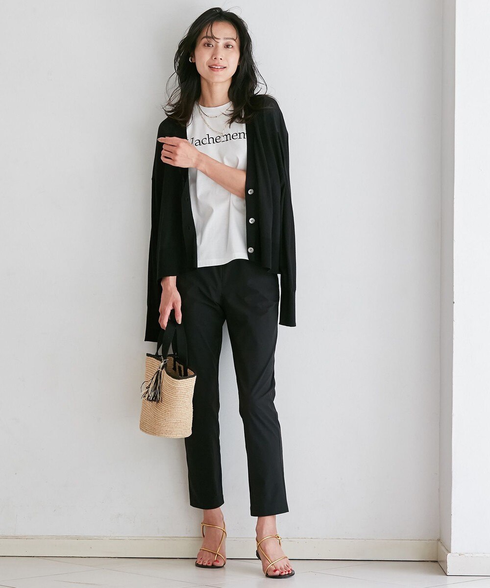 【オンワード】 UNFILO L>パンツ 【ご好評につき再入荷!/撥水・4wayストレッチ】マルチファンクショナル パンツ カーキ 48 レディース 【送料無料】