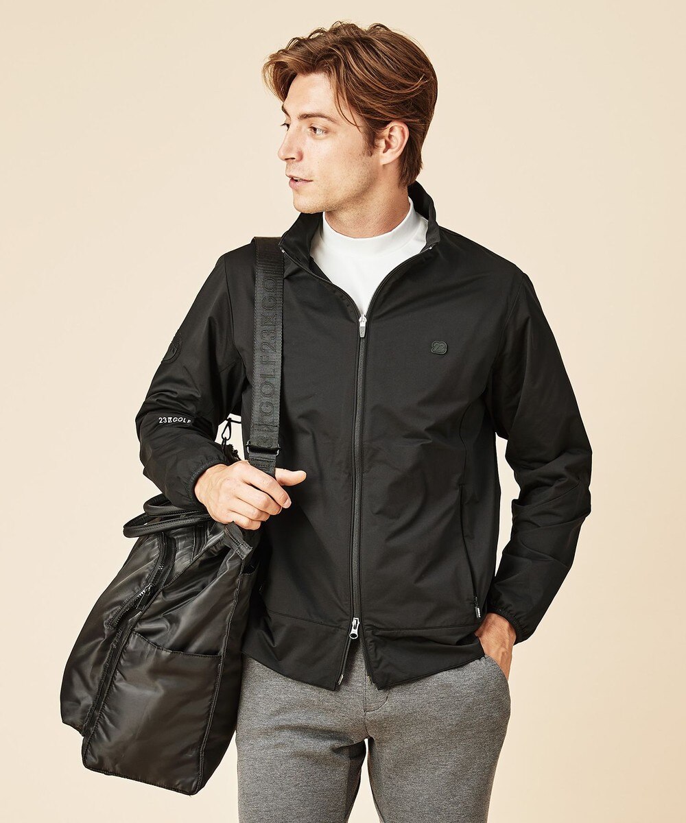 【オンワード】 23区GOLF>ジャケット/アウター 【MEN】【撥水/ストレッチ】TEXBRID JERSEY ブルゾン ブラック M メンズ 【送料無料】