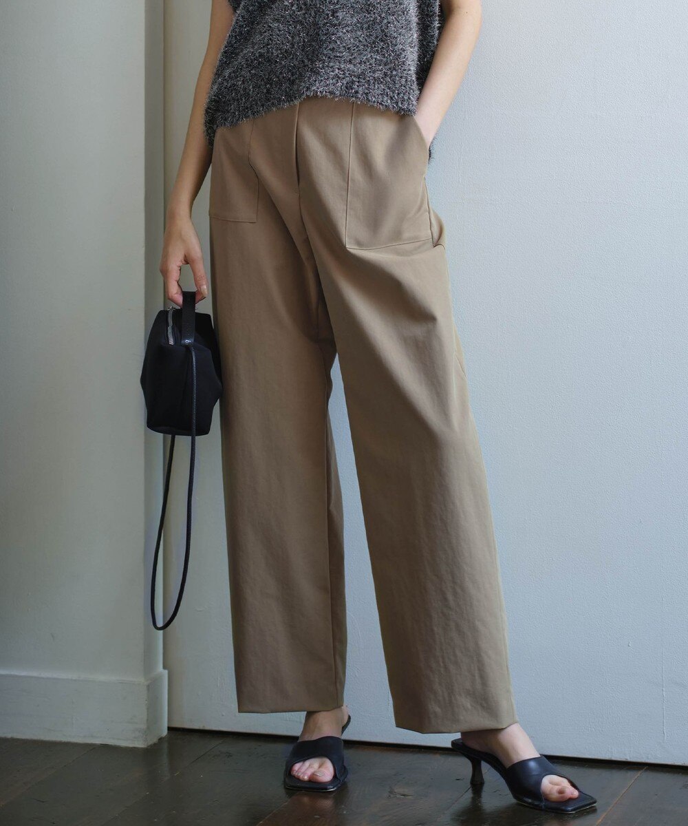 【オンワード】 ICB>パンツ 【洗える】ストレッチピーチツイル バレルパンツ チノ 4 レディース 【オンワード】 ICB>パンツ 【洗える】ストレッチピーチツイル バレルパンツ チノ 4 レディース