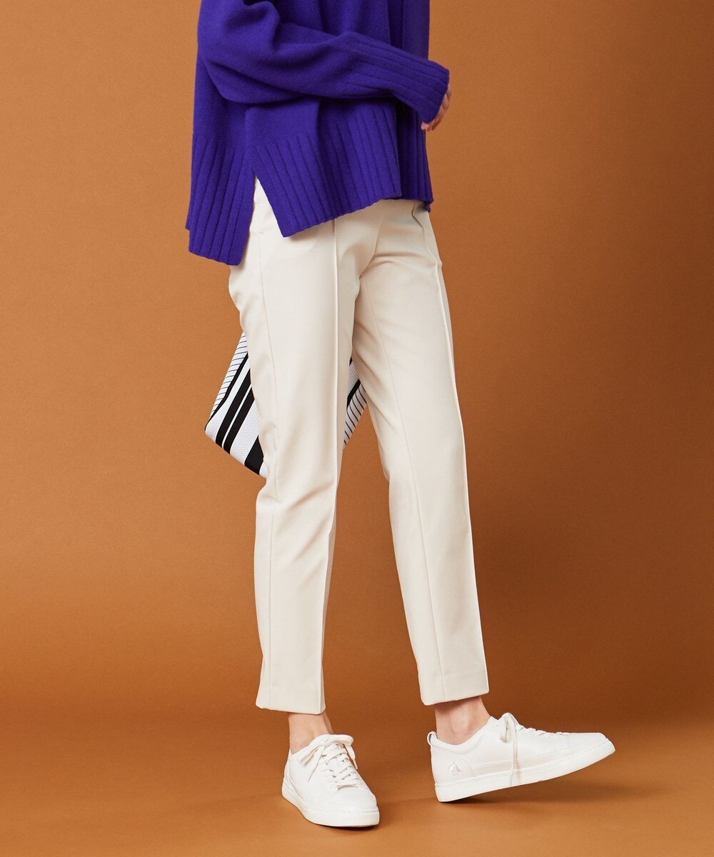 【オンワード】 ICB>パンツ 【マガジン掲載】 テックストレッチ スティックパンツ(番号CJ34) ブルーグレー 00 レディース 【送料無料】