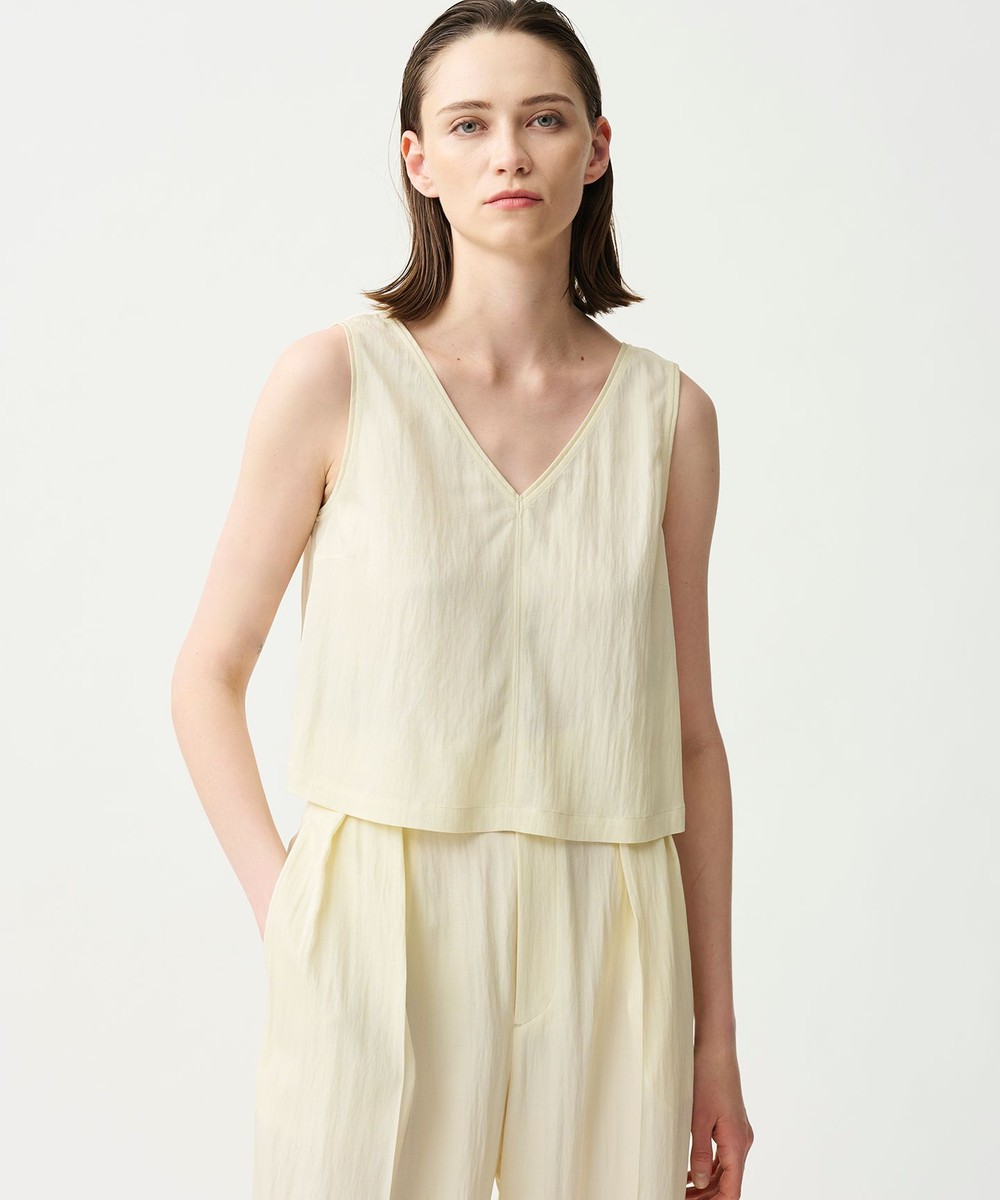 【オンワード】 uncrave>トップス ドレープツイル Vネックトップス エクリュ 1 レディース 【オンワード】 uncrave>トップス ドレープツイル Vネックトップス エクリュ 1 レディース